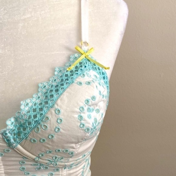 Vintage Y2K Victoria’s Secret Cottagecore bustier top - Picture 3 of 11